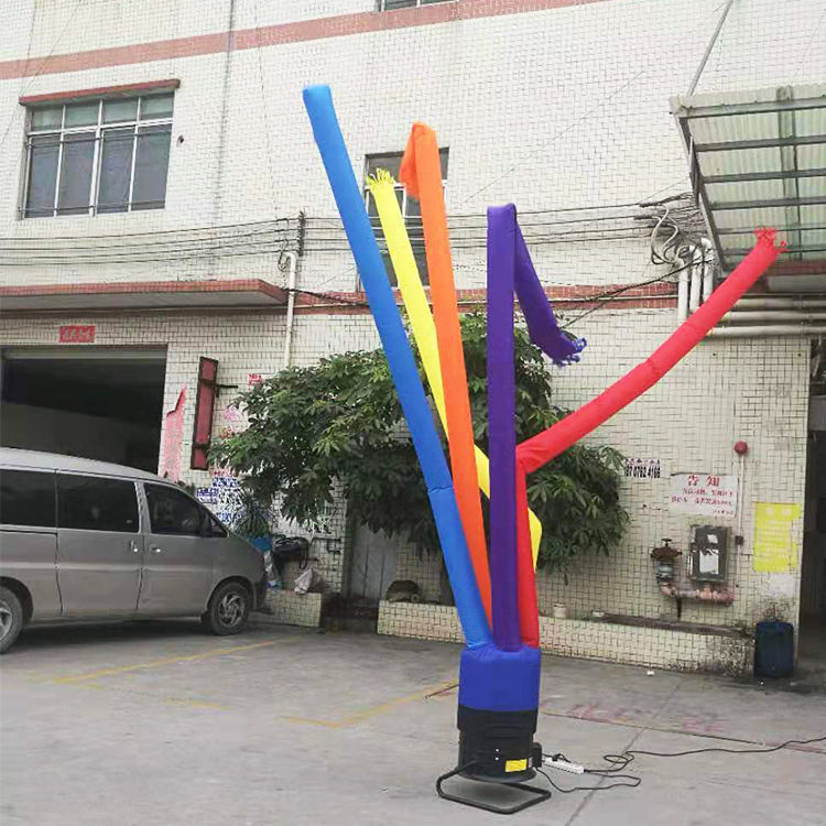 Custom Size Fly Guy Costume Inflatable Waves Sky Air Dancer with Blower for Advertising