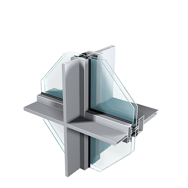 Premium Customizable Aluminum Glass Curtain Walls for Stylish Facades