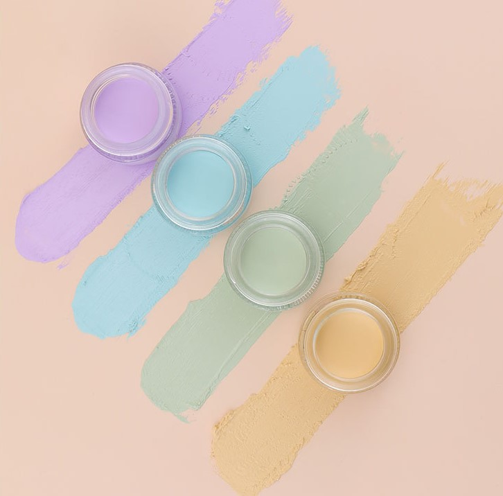 16 Colors Round Container Four Colors Lid Concealer Sweatproof Skin-Friendly Factory Price Facial Makeup Product Long Lasting OEM Logo Concealer