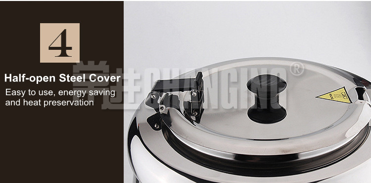 Changing Kitchen Appliance Stainless Steel Soup Warmer (HT-502D)