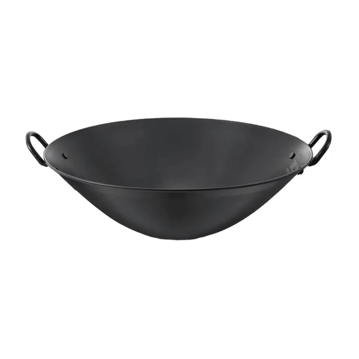 Double-Handled Cast Iron Wok and Frying Pan