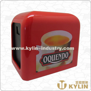 Cheap Price Plastic Horizontal Cafe Bar Hotel Napkin Dispenser with Menu Holder