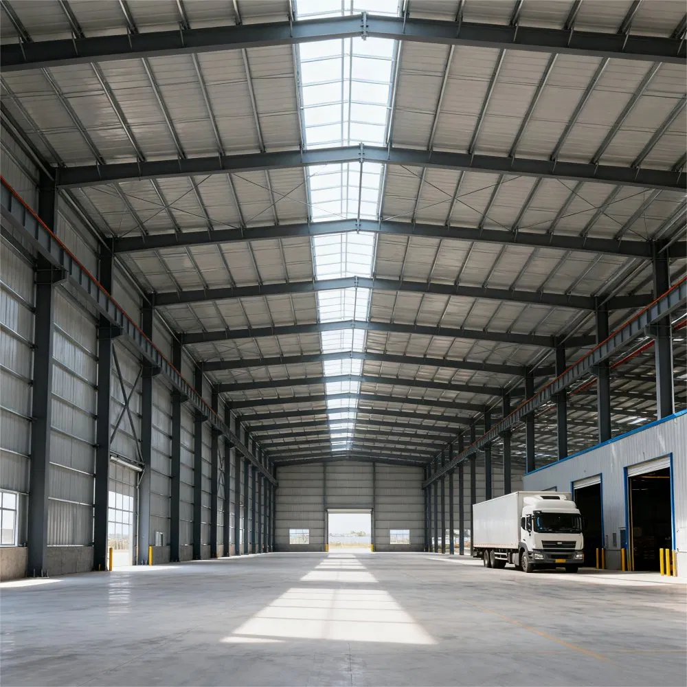 UV-Proof Steel Structure for Outdoor Plazas with Anti-Fading + Anti-Pollution + Anti-Aging Coating Steel Construction