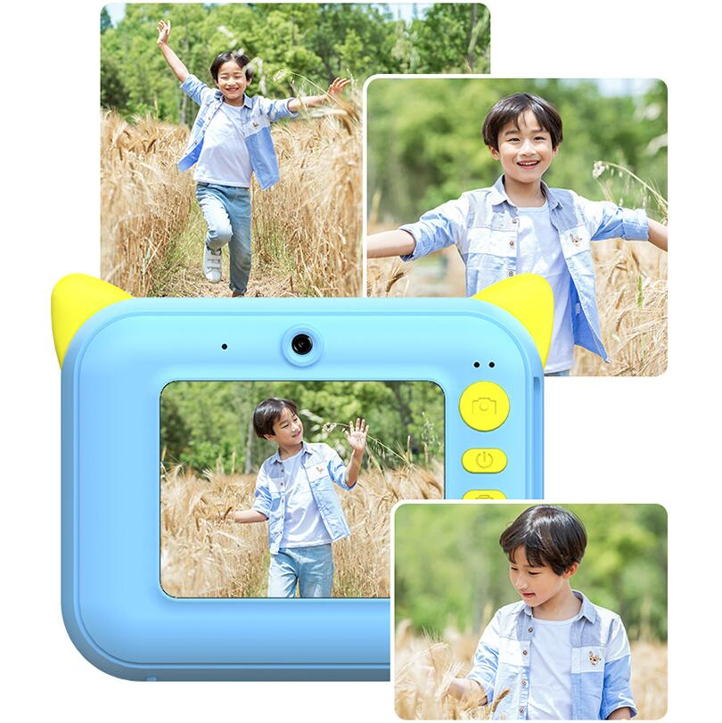 Children Gift 1200mAh 1080P Digital Instant Print Camera for Kids with Printer