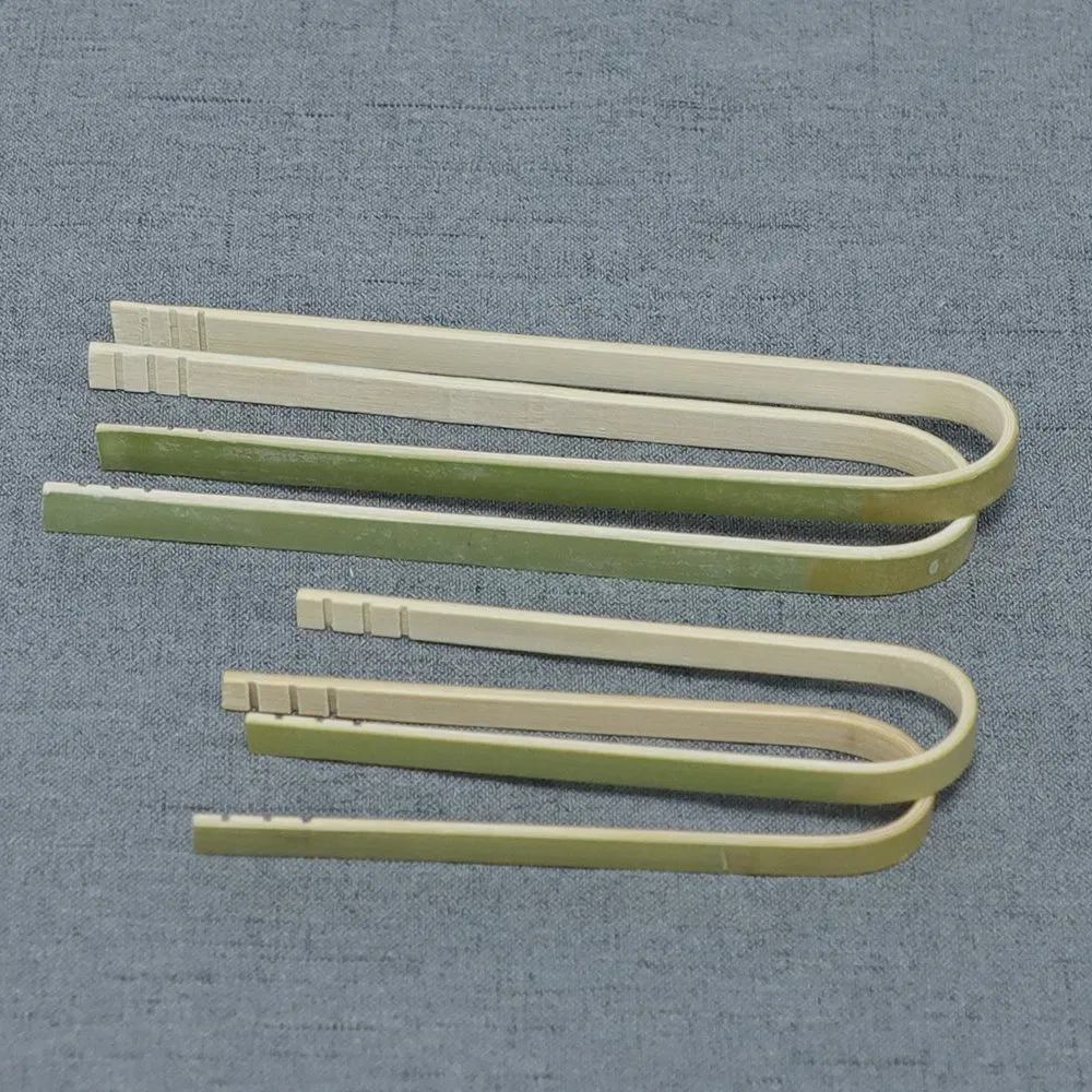 Bamboo Bread Toaster Clip Manufacturing 9cm BBQ Bread Clip Wholesale Bamboo Tong