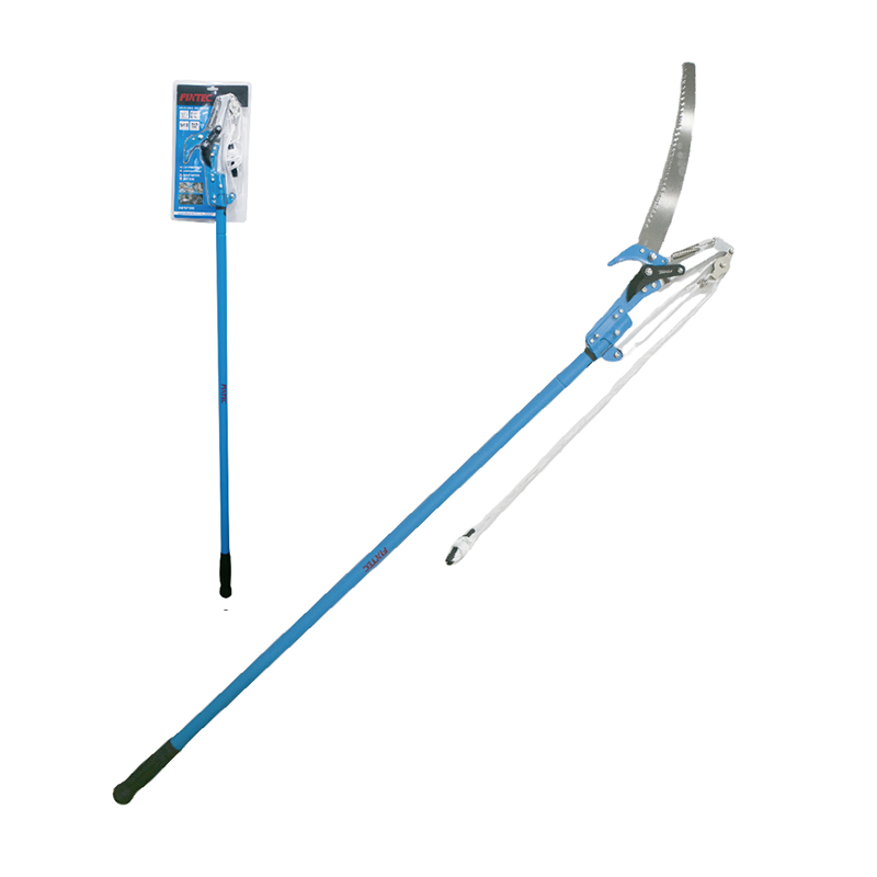 Fixtec Garden Tools 2.8m Length Tree Branch Precision Cutting Telescopic Pole Saw Long Reach Pruner