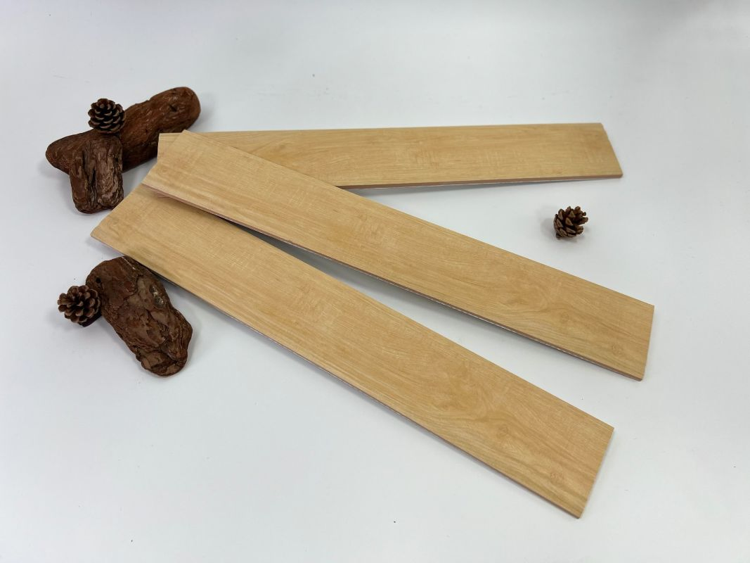 Stylish Wooden Effect Ceramic Skirting Tile for Interiors