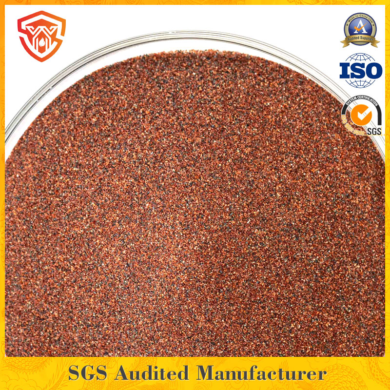 Water Filtration Garnet Sand 0.3-0.6mm Grit Manufacturer