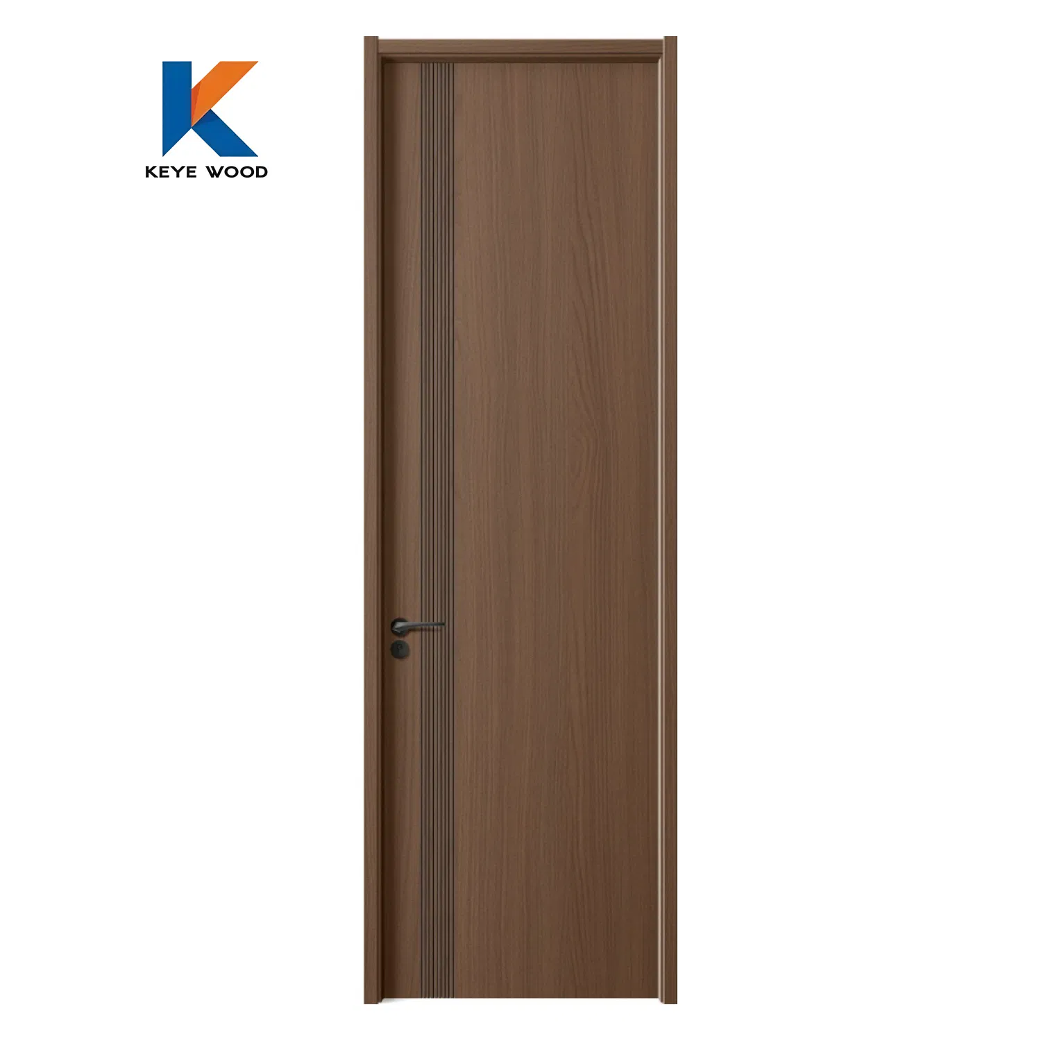 Custom Size Wooden Interior WPC Wood Security Door for Residential Room and Hotel Interiors