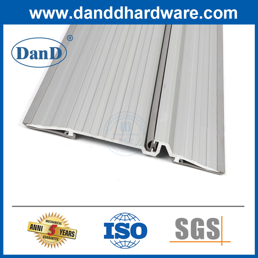 Aluminum Alloy Entry Door Marble Flooring Multipurpose Door Frame Plates Bottom Seal Strip Weather Rubber Sealing Sill Transition Strippring Threshold