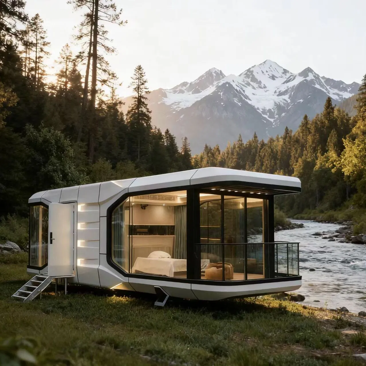 Prefab Smart Cabin Home Hotel Space Capsule House