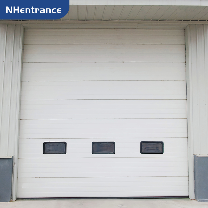 Commercial Industrial Steel Insulated Overhead Door for Factory and Warehouse Sectional Garage Door