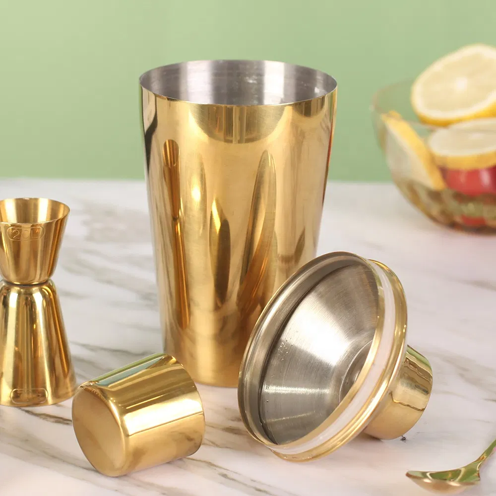 Шейкер для коктейлей с длинной ручкой, нержавеющая сталь