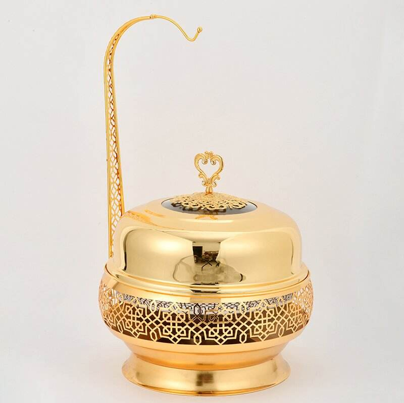 New Gold-Plated Stainless Steel Self-Service Stoves for Large, Medium, and Small Sizes, Hotel Insulated Vegetable Stoves