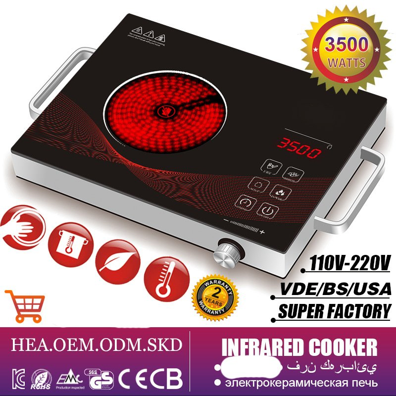 3500W American Standard 110V European Standard Electric Infrared Cooker