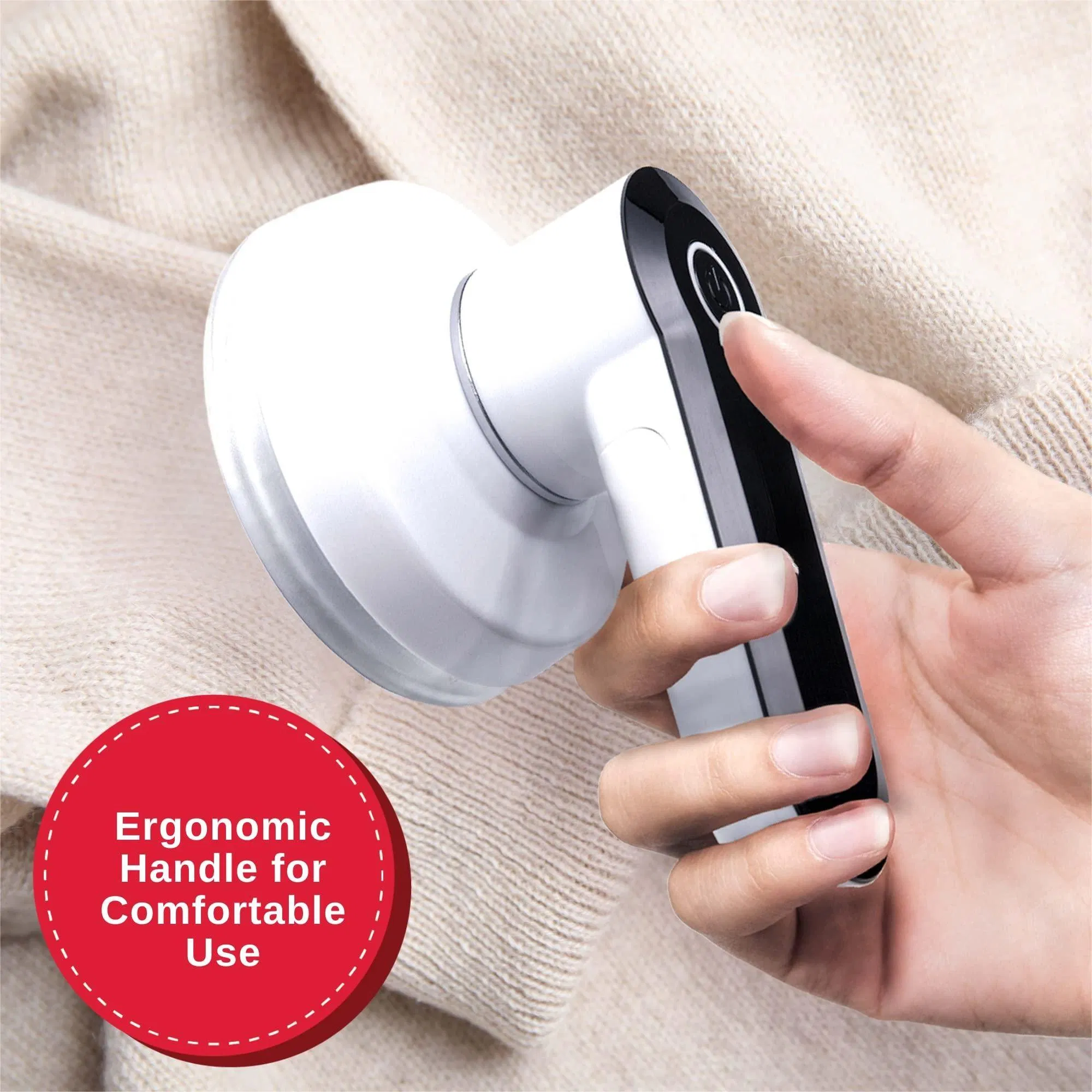 Battery Operated Portable High-Performance Clothes Furniture Compact Fabric Shaver Lint Remover