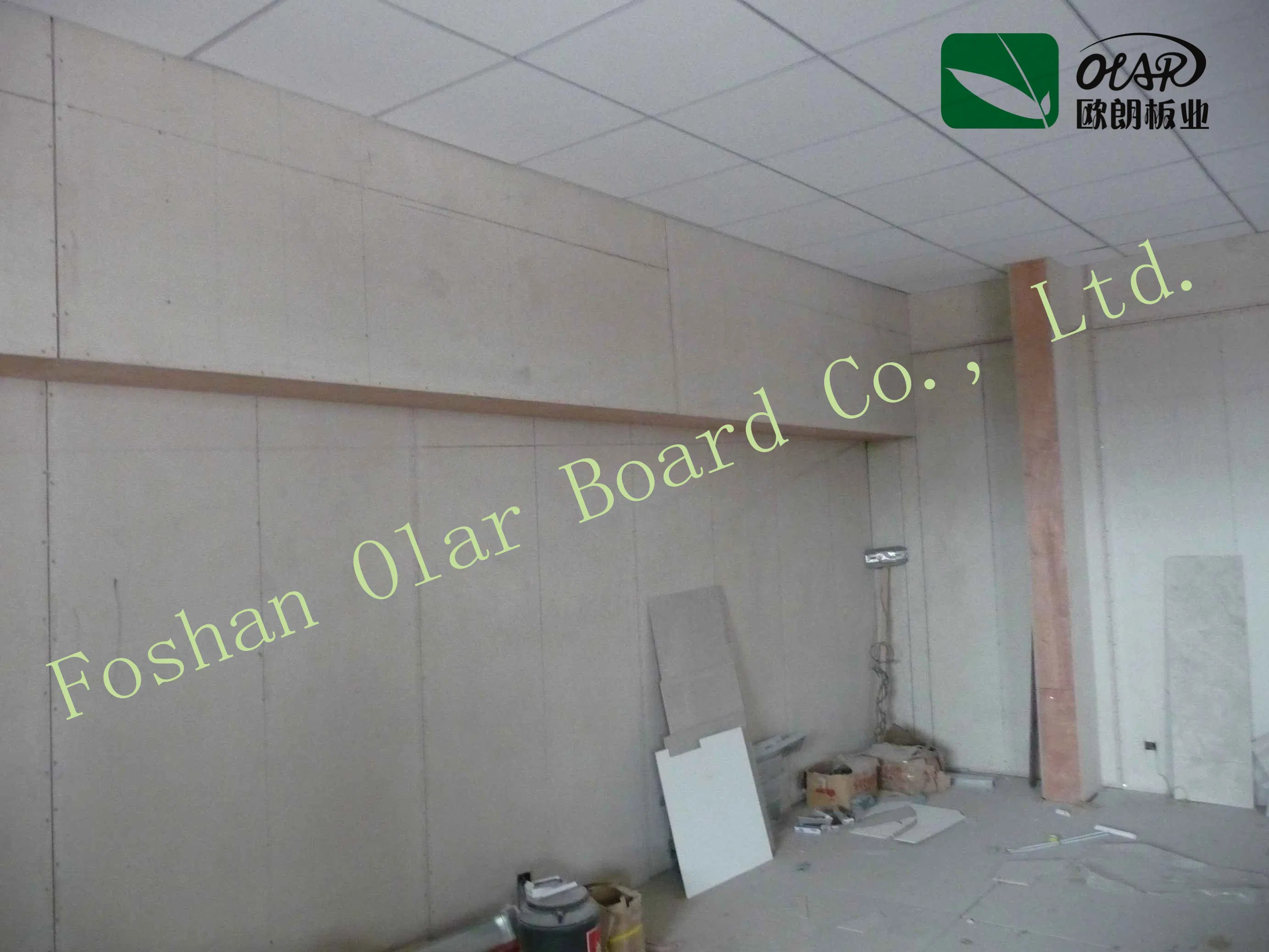 Fire Resistant Fiber Reinforced Cement Board for Internal Partition