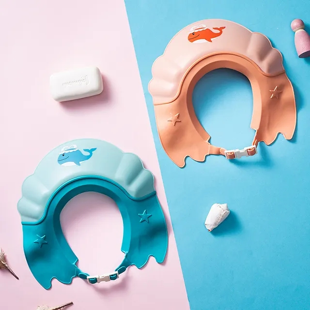 Wholesale Adjustable Shower Bathing Wash Hair Kids Children Shower Cap