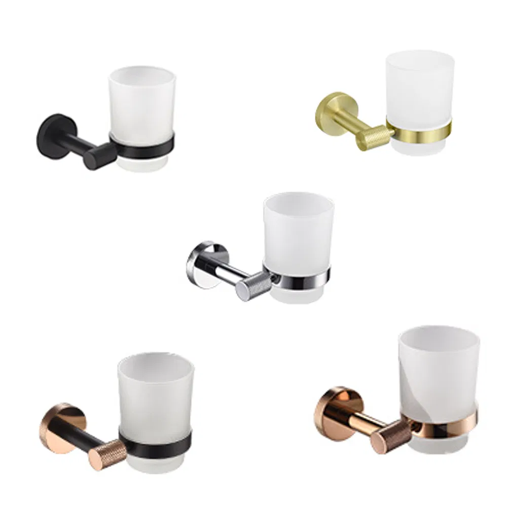 Настенный держатель для стакана и зубных щеток из нержавеющей стали