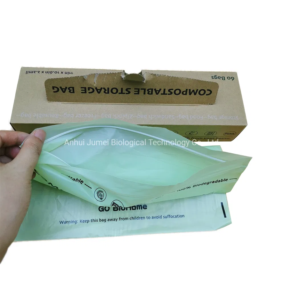 Factory Wholesale Eco Friendly Custom Sealing Biodegradable Zipper Lock Bag
