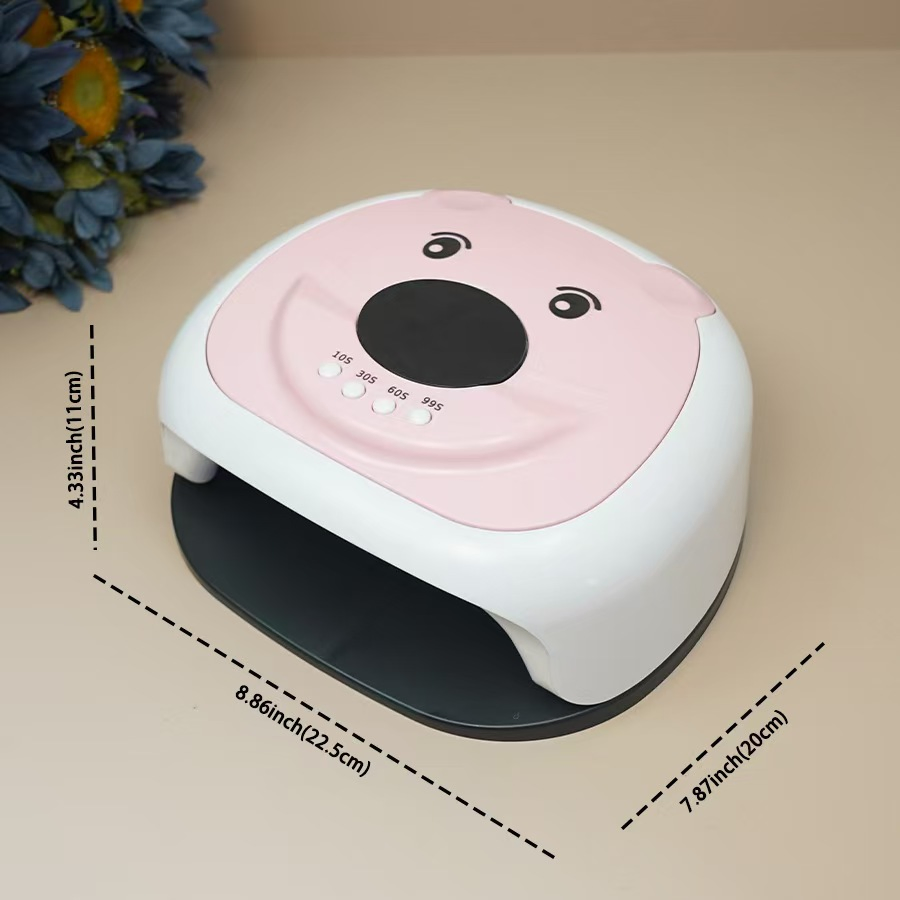 Cute Mouse Face 4-Button Plug-in Nail Lamp