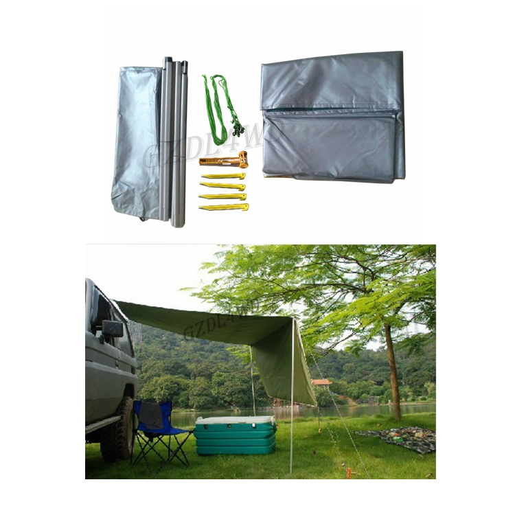 4WD Travel Sunshade Canopy Rooftop Car Shelter Car Tent Awning