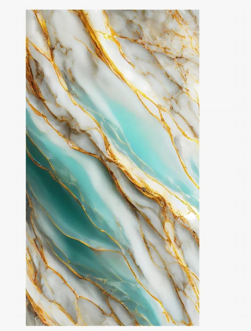 China Wholesale High Glossy PVC Marble Wall Panel for Home Decoration