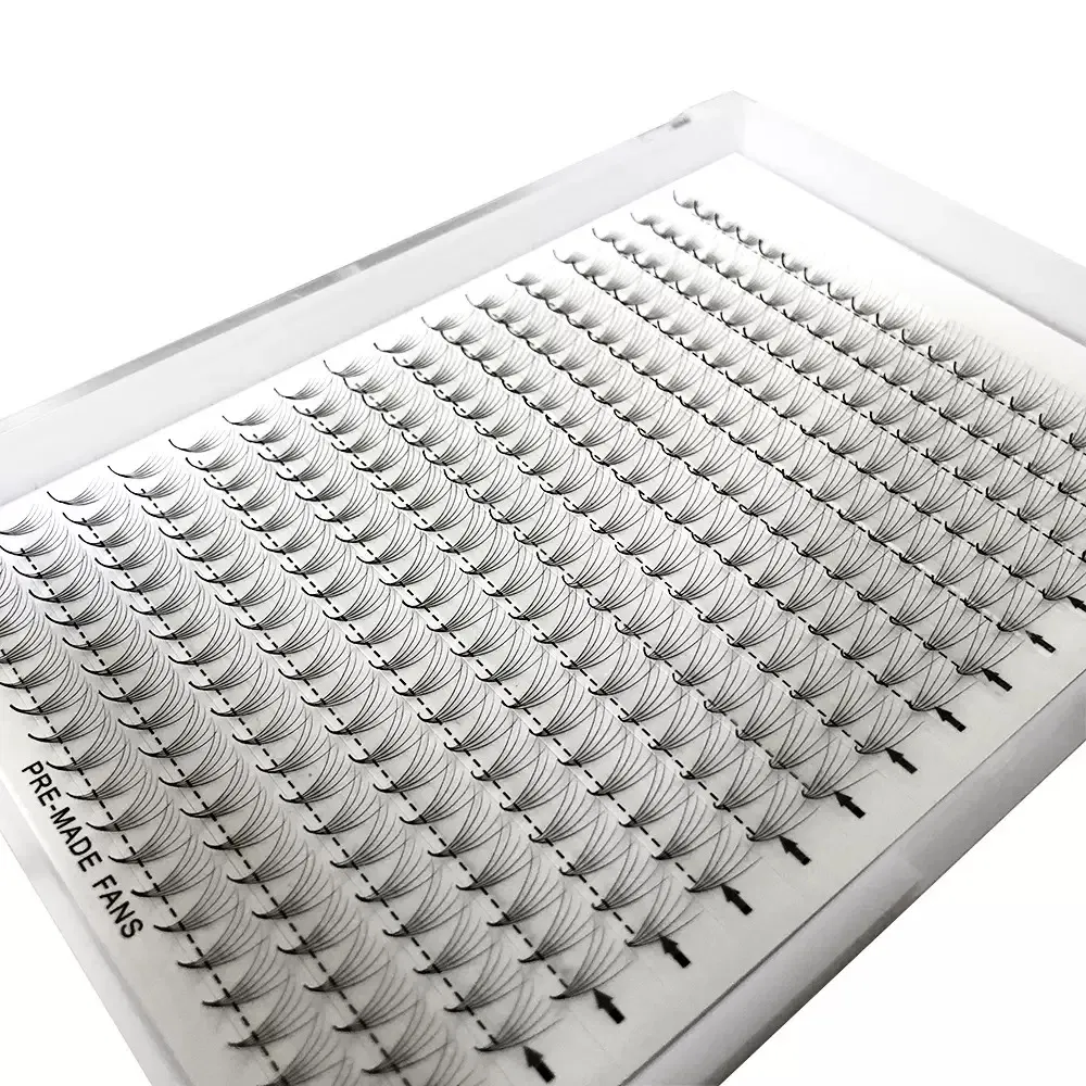 Thin Point Base Pre-Made Volume Fans 0.07mm 3D 8d 12D Narrow Base Lightweight Mega Volume Lash Extension