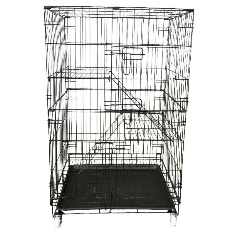 Extra Large Pet Breeding Cages Crate Portable Folding Cages Double Decker Customized Color Pet Cage Cat Villa