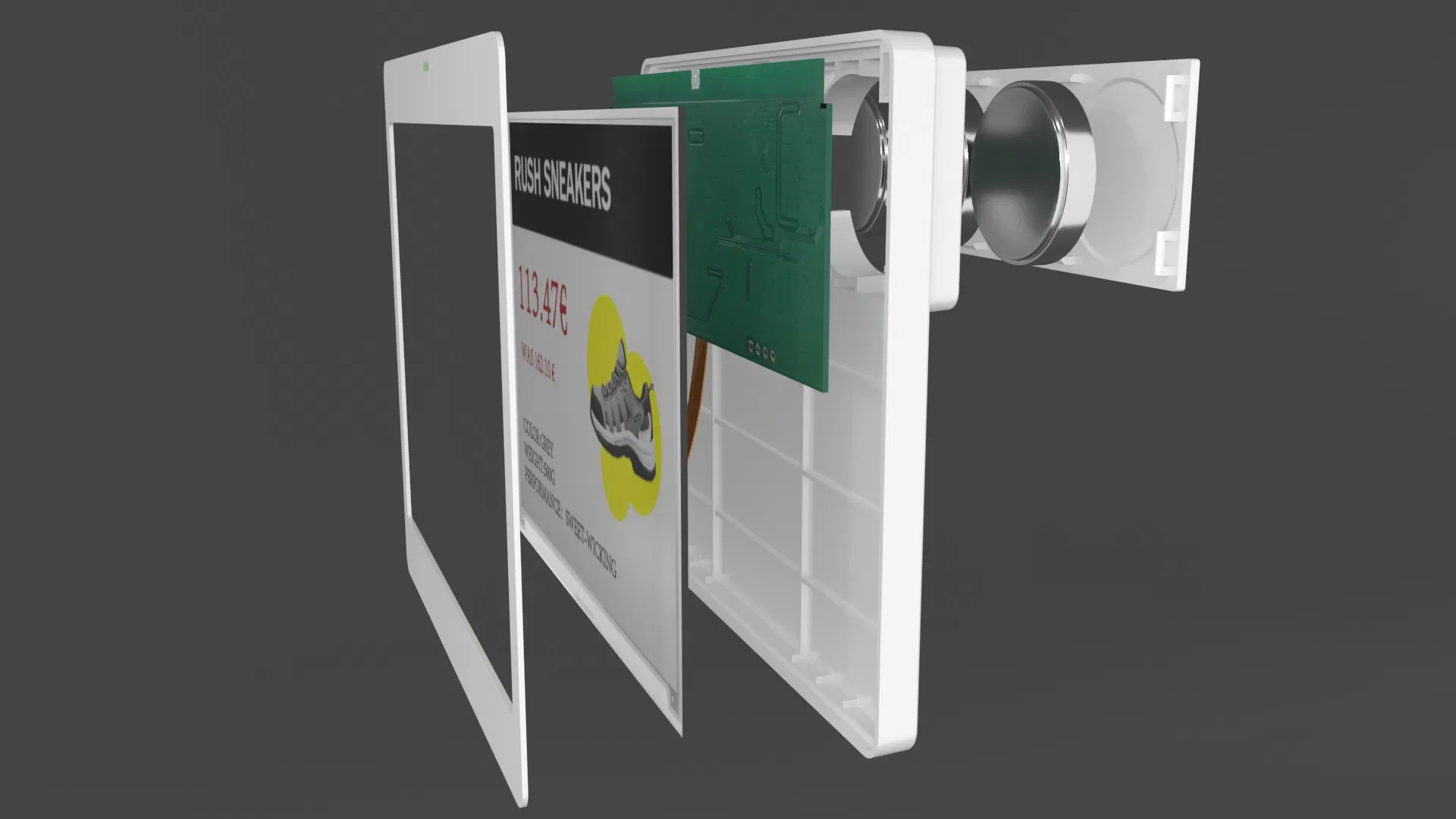 4.2 Inch Dyesl E-Paper Digital Price Tag for Supermarkets and Retail Warehouses Display