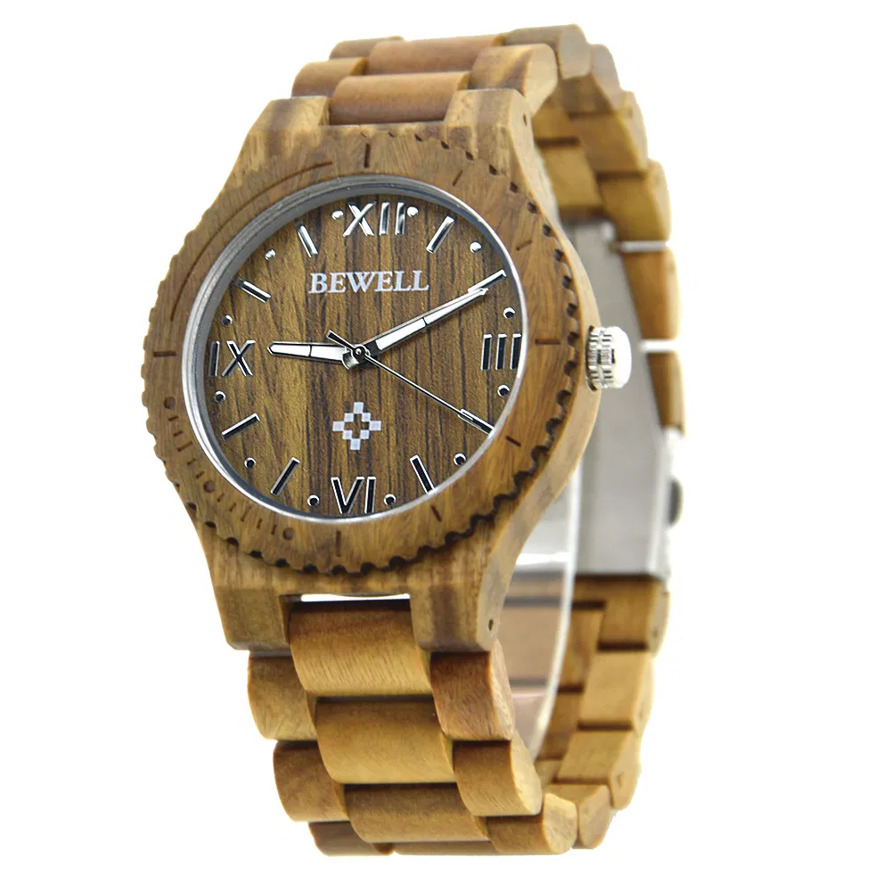 Custom Minimalist Wood Watches Men Luxury Japan Quartz Movement Fastrack Watch for Men