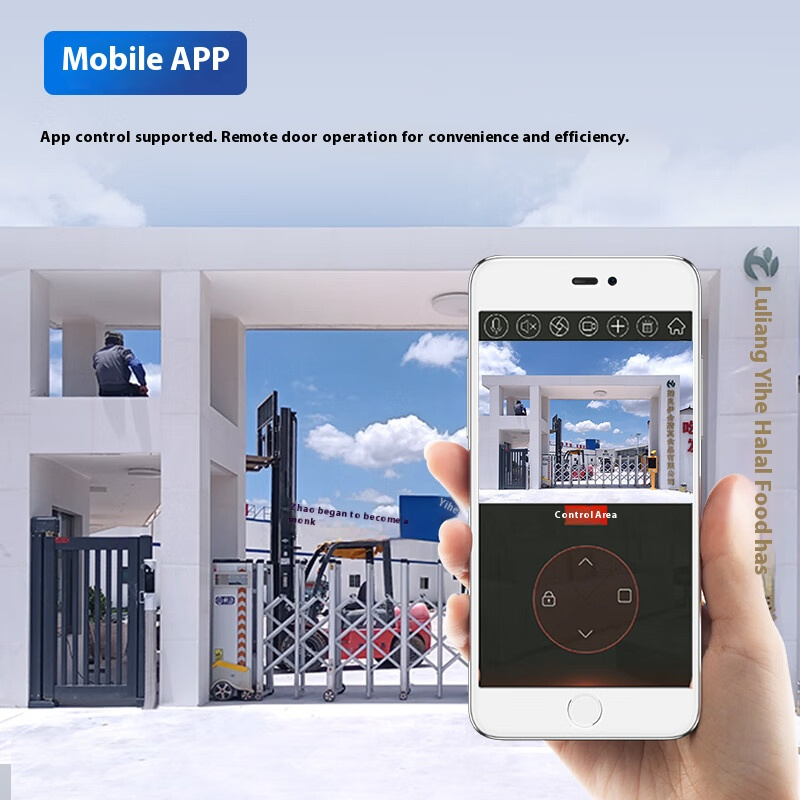 Chilean Factories Heat & Heavy Rain Resistance Industrial Aluminum Telescopic Retractable Gate