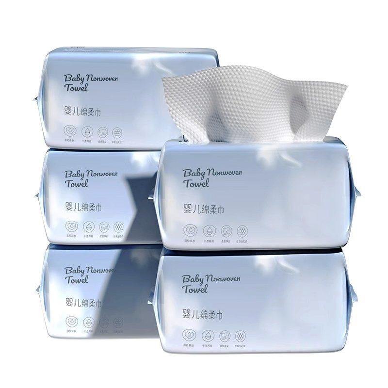 Plant Fiber Daily Cleansing Face Towel Disposable Ultra Soft Facial Tissues