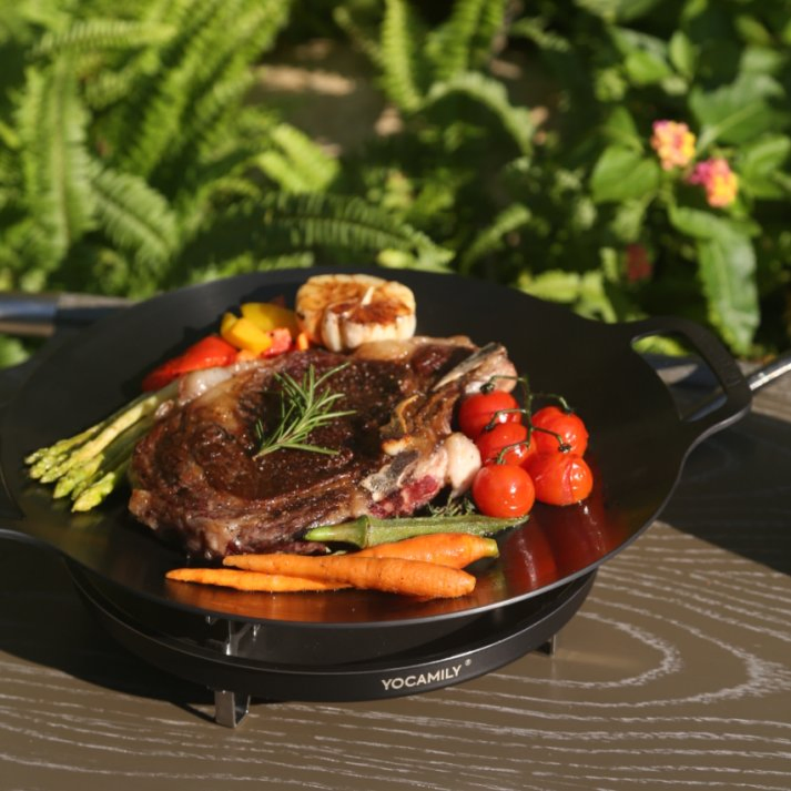 Heavy Duty Picnic Grill Pan with Inorganic Ceramic Coating