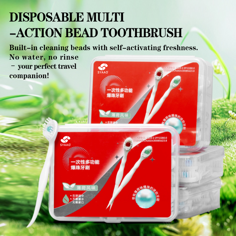 Wholesale All-in-One Portable Dental Set Soft Bristle Disposable Toothbrush