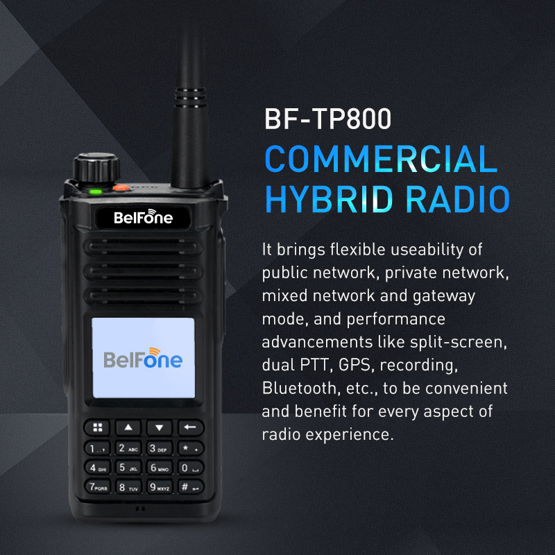 Портативная рация BelFone BF-TP800 5W с GPS и 4G POC