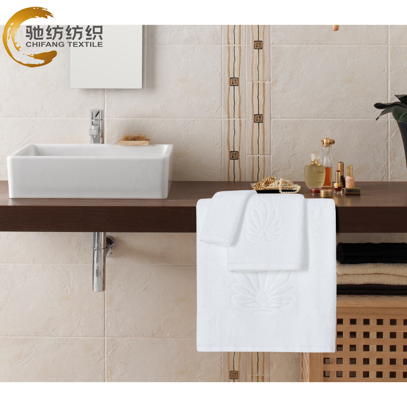 Luxury 100% Cotton Bath Towel Face White Hotel Towel