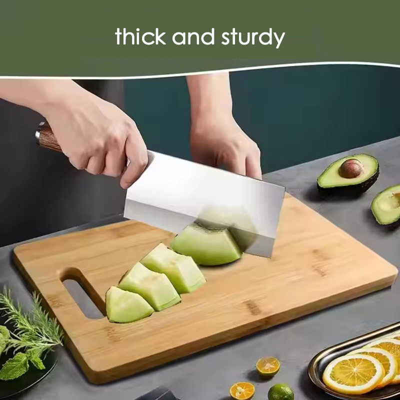 Kitchen Bamboo Wooden Cutting Chopping Board Set