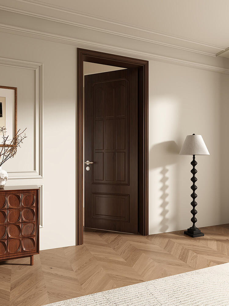 Panel Shaker Style Room Slab Door White Primed MDF Wooden Bedroom Door Interior Hollow Core Modern Door for Houses