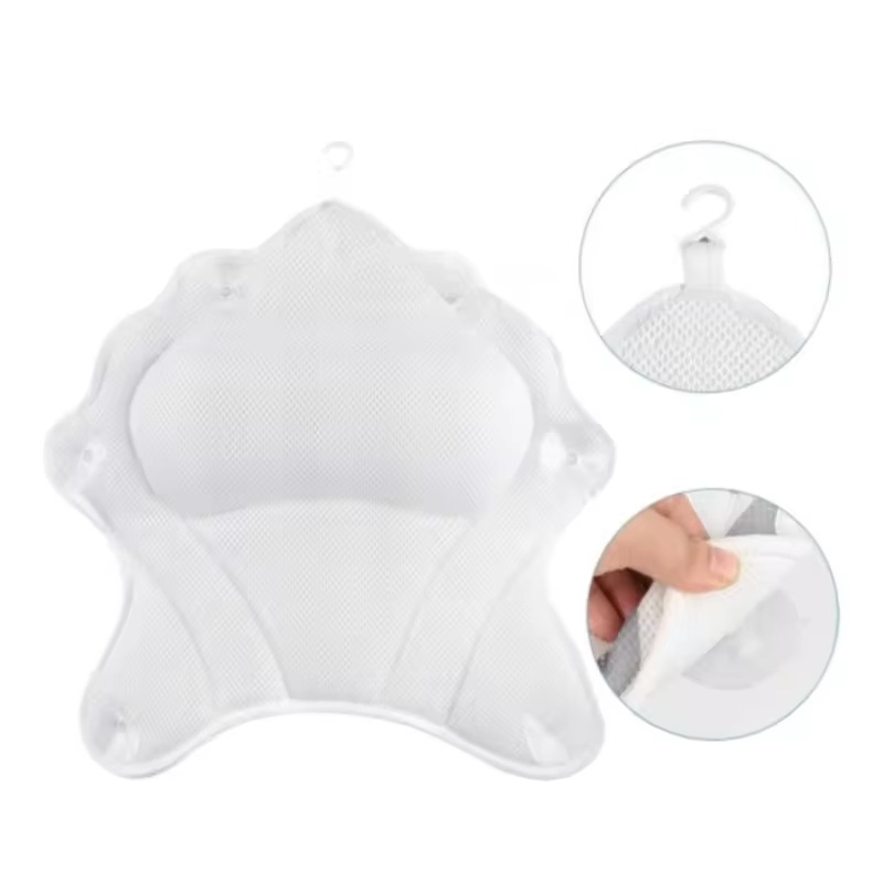 Promotional Great Quality Innovation Ergonomic Bathtub Cushion Soft Bath Pillow