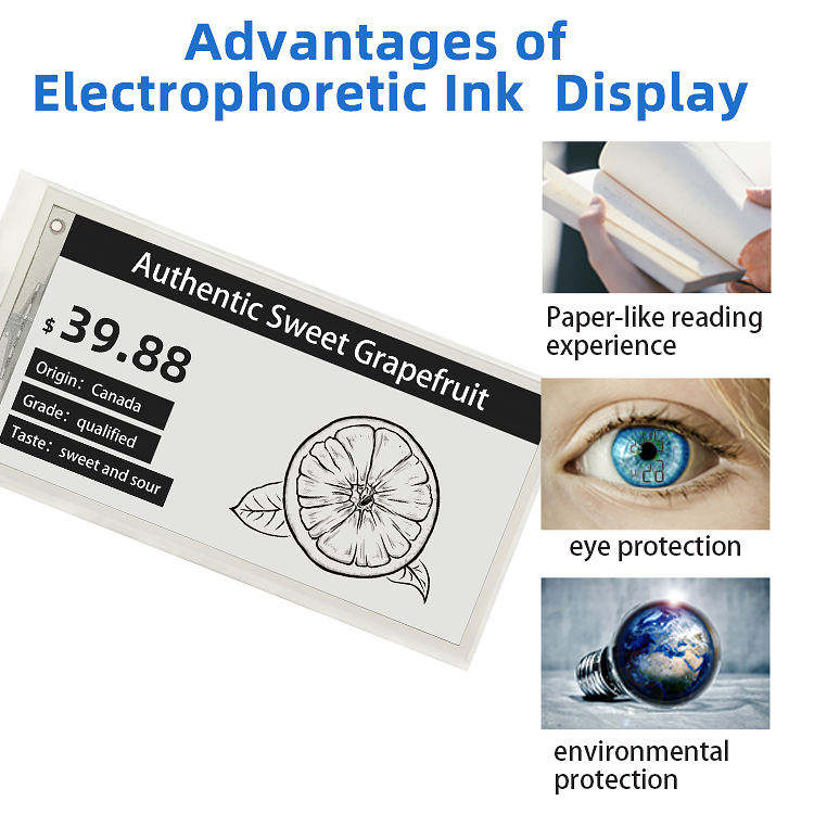 2.13-Inch Wireless E-Paper ESL Tag - Digital Smart Price Tag for Supermarket Automation