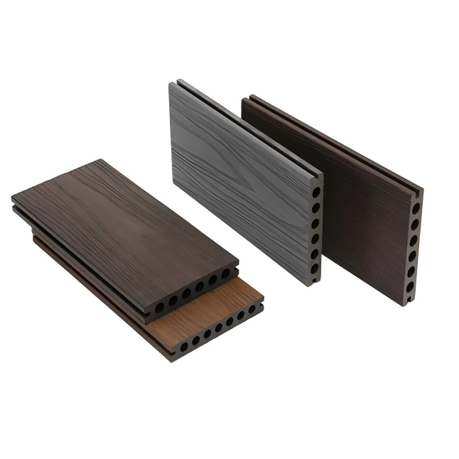 Eco-Friendly Solid WPC Fence Panels Wood Plastic Composite Outdoor Fencing