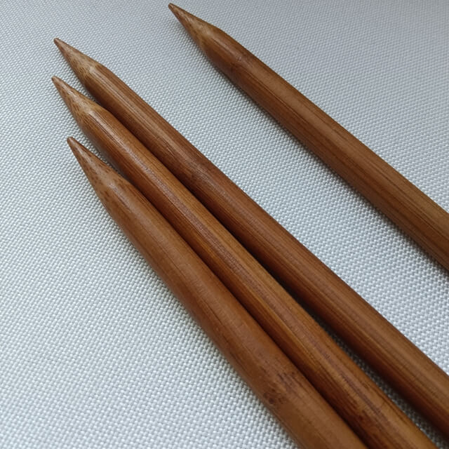Twin Shape Double Headed Bamboo Knitting Needles