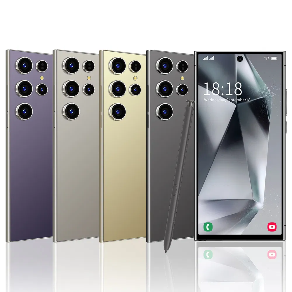 Factory Price New Design Smart Phone S24ultra 3+64 6+128 8+256 12+512GB Phone Ready Stock