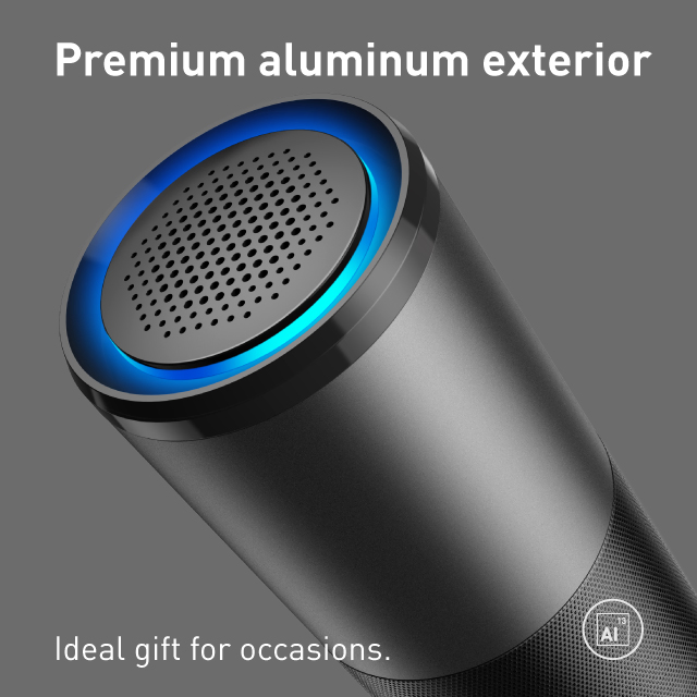 Customized Logo Portable Intelligent Anion Generator USB Charger Car Air Purifier
