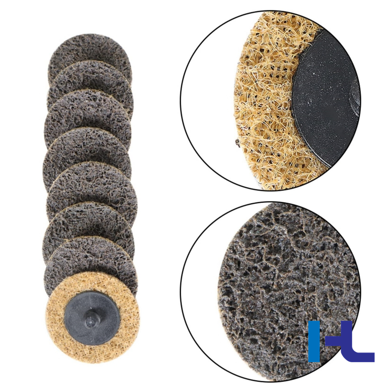 Nylon Non Woven Quick Change Surface Conditioning Abrasive Grinding Sanding Disc for Metal Flap Abrasive Grinding Disc