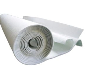 Compound Geomembrane with Nonwoven Geotextile and Membrane a Composite Figure of a Rectangle and a Trapezoid