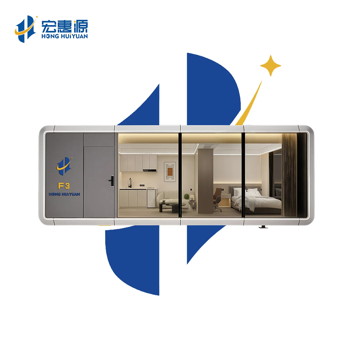 Hot Sale Luxury Modern Lightweight Eco Capsule House for Tourist Camping