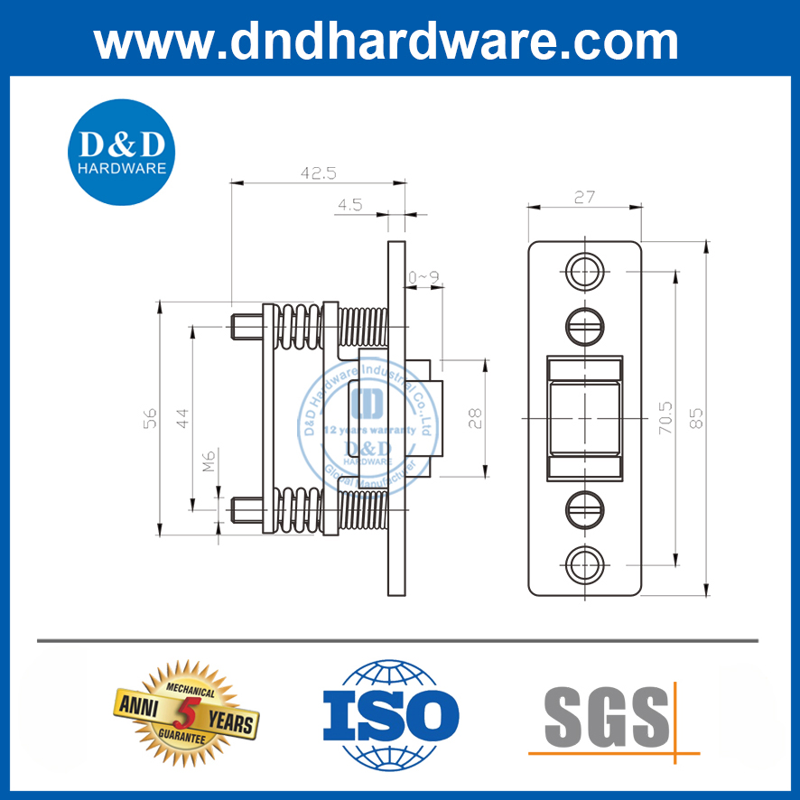 Common Used Door Fitting Oil Rubbed Bronze Roller Catch