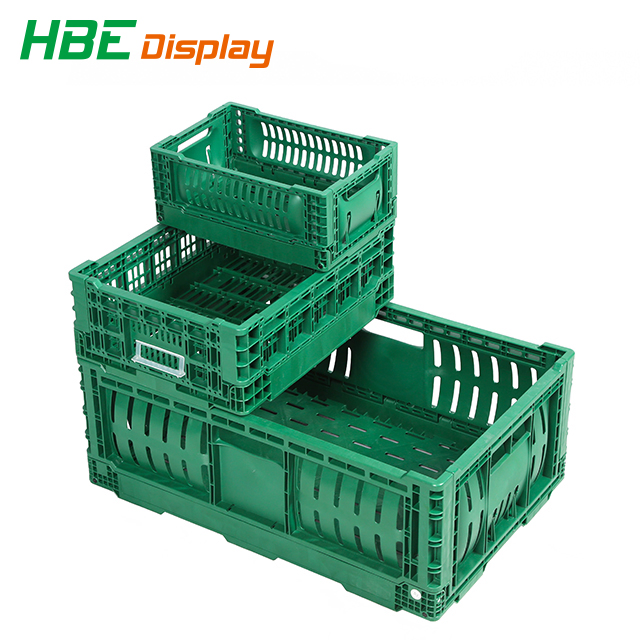 Collapsible Folding Plastic Containers Without Lids